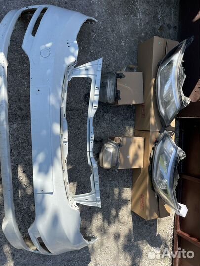 Фары, туманки, бампер на киа рио 3 поколение