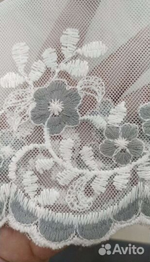 Тюль сетка-грек,с котоновым орнаментом,италия