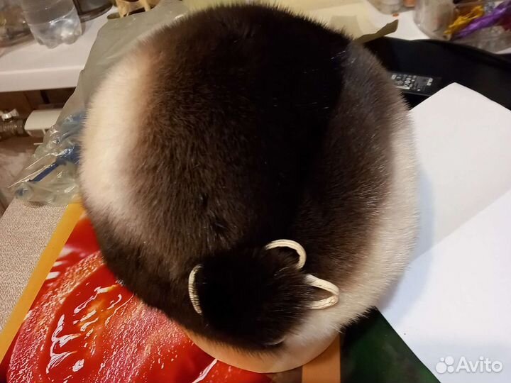 Шапка норковая жен