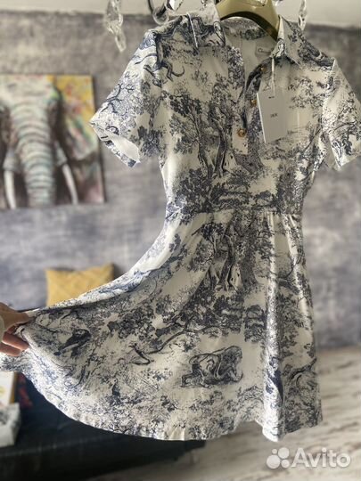 Платье рубашка Christian Dior, Новое, Фоанция