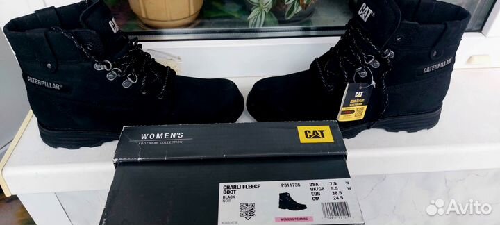 Ботинки утепленные женские Caterpillar Charli Flee