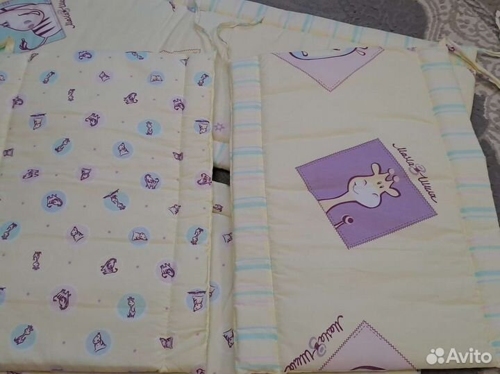 Бортики на детскую кроватку