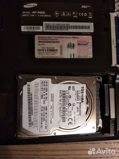Ноутбук Samsung R60 plus на запчасти