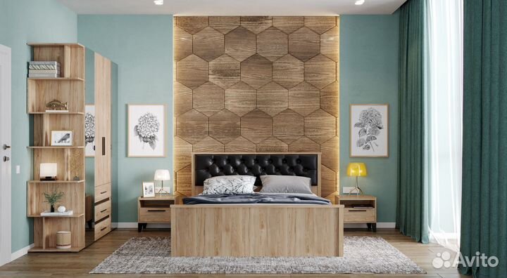 Тумба прикроватная на ножках современная