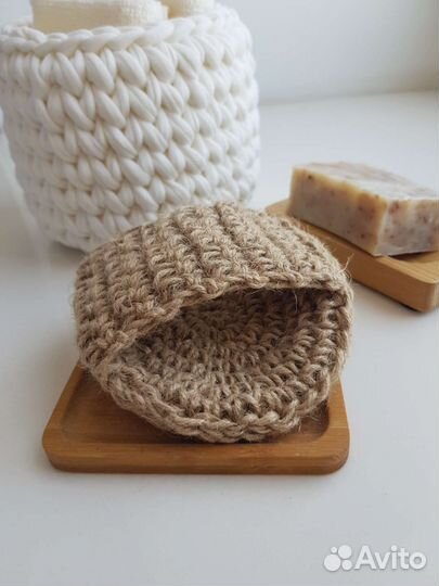 Мочалка ручной работы