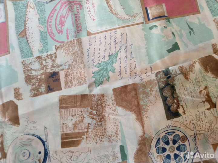 Натуральный 100шелк. Япония. Винтаж