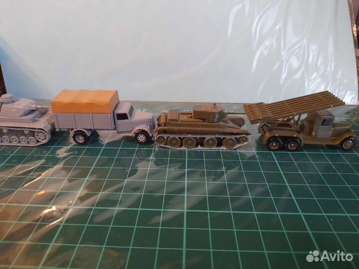 Модели военной техники в масштабе 1/100, от Звезды