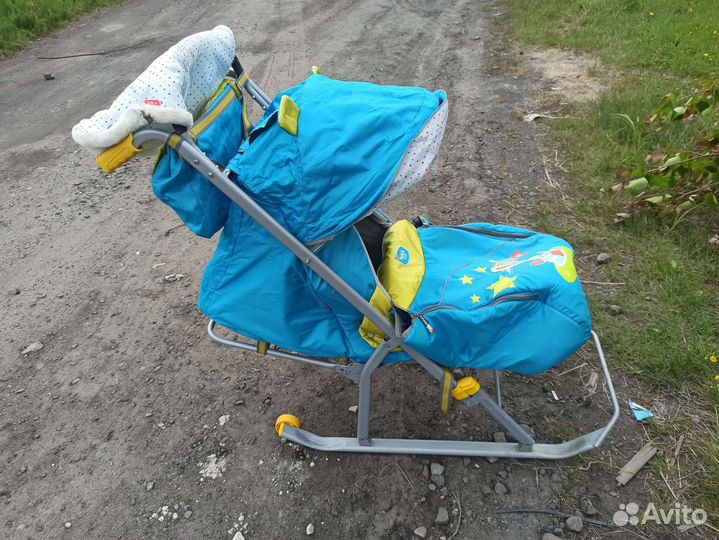 Детские санки коляска