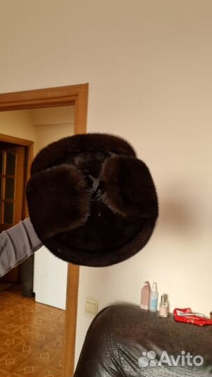 Норковая шапка мужская новая