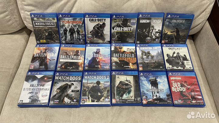 Диски Playstation 4