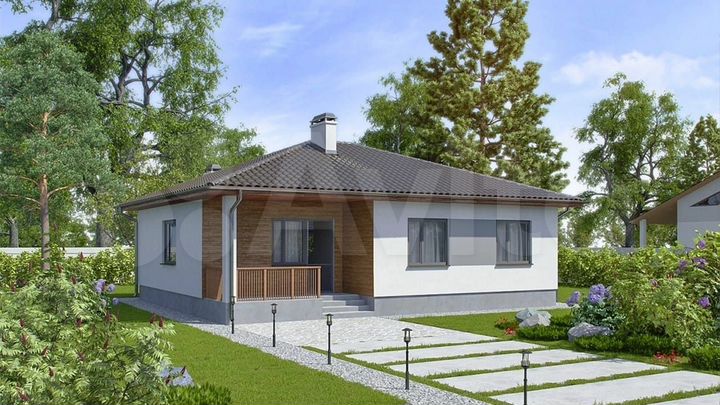 Дом 128,5 м² на участке 6,5 сот.