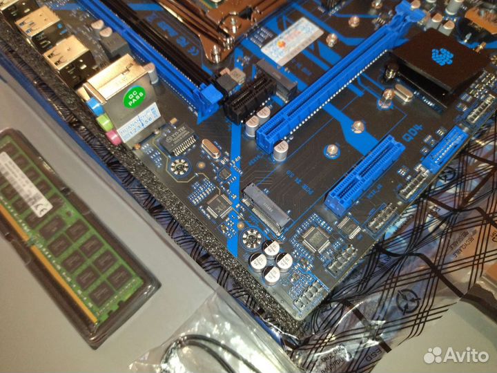 Комплект материнка, Xeon 2667 v4 8/16, 16 Гб