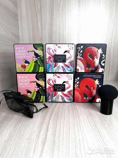 BLZ Кушон-крем для лица со спонжом