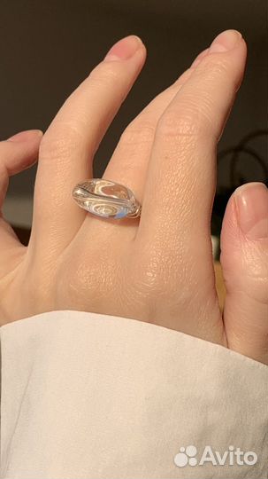 Кольцо Талисман Безупречности Горный Хрусталь