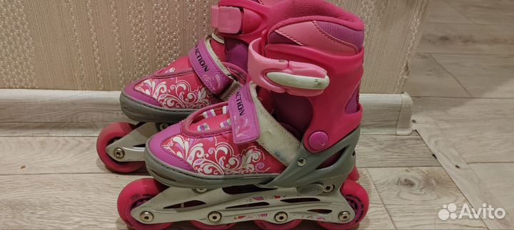 Роликовые коньки детские раздвижные