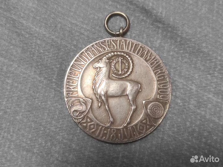 Медаль стрелкового клуба Гамбург 1909