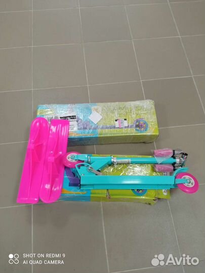 Снегокат Самокат 2в1