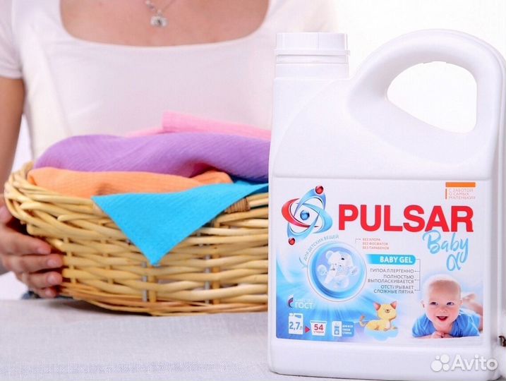 Гель для стирки вещей 2,7 литра