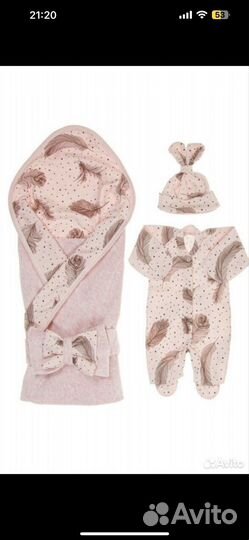 Комплект на выписку для девочки