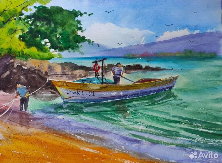 Картины акварелью