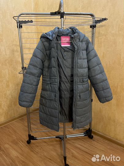 Куртка пальто демисезонное для девочки 122