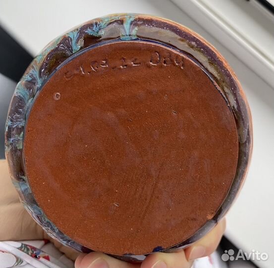 Тарелка ручной работы