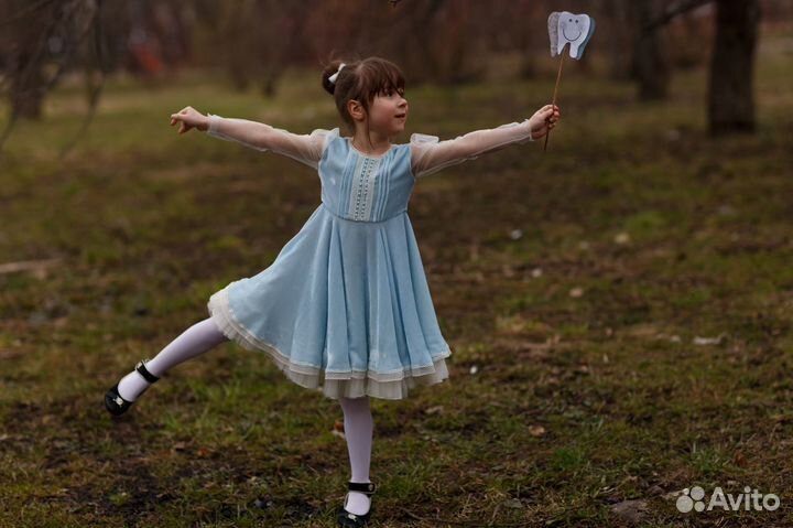 Платье бархатное праздничное