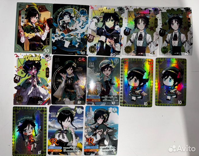 Карты геншин анемо