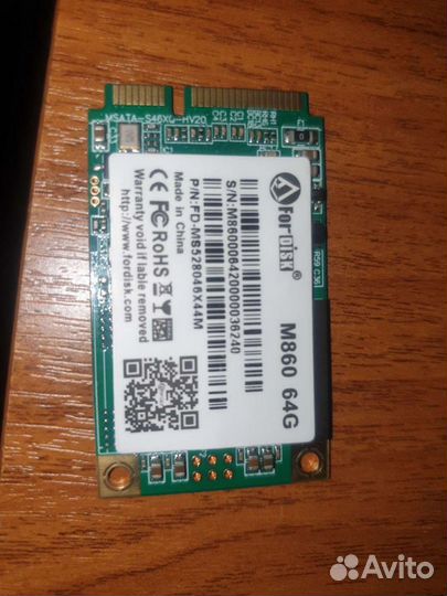 SSD MSata 64 GB