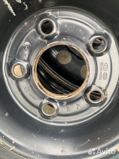 Диски штампы киа 51/2Jx ET 47 15r+ колпаки