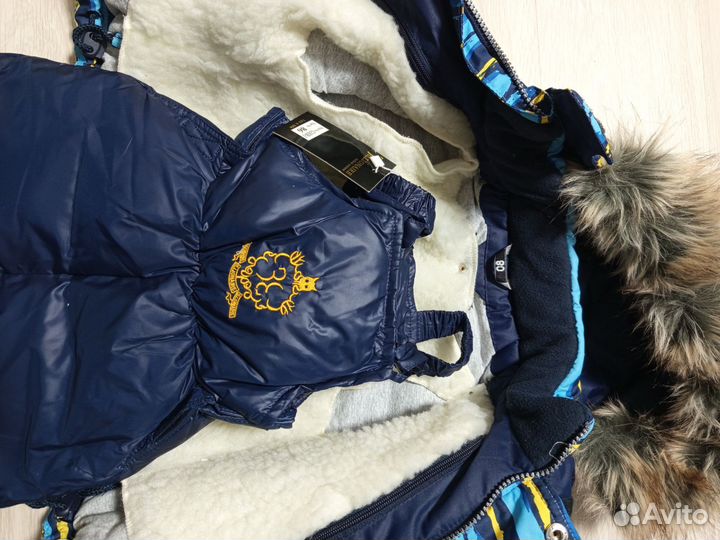 Зимний комбинезон с курткой 80-86