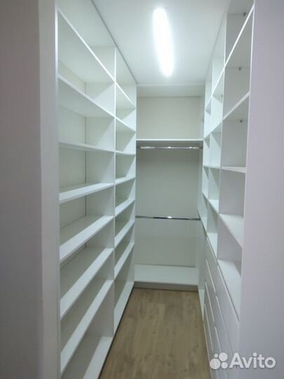 Гардеробная на заказ под ключ