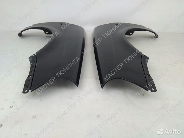 Крылья приора комплект абс пластик