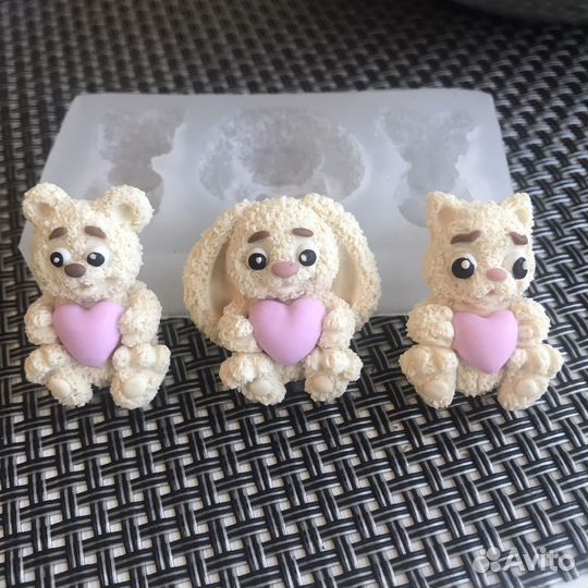 Молд форма для шоколада зверушки