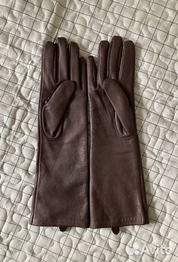 Перчатки кожаные Zara