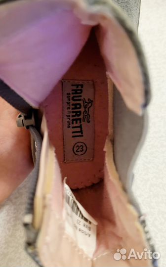 Полусапожки для девочки 23