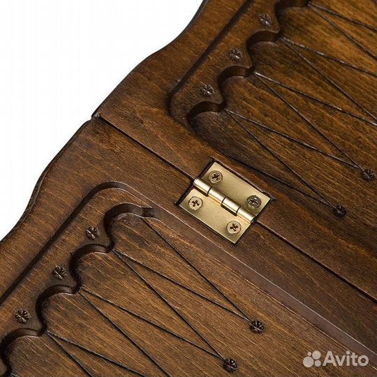 Нарды и шашки резные Манящий Арарат 31 х 36 см бук Армения 62659