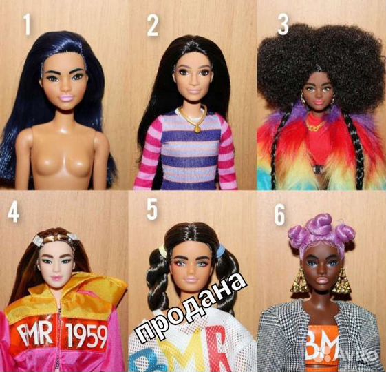 Куклы Барби Barbie BMR 1959