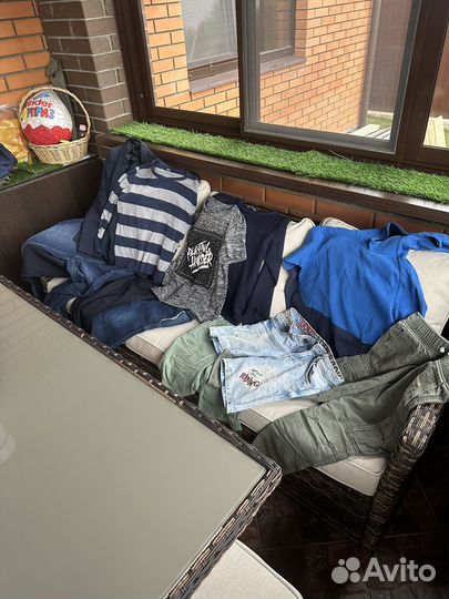 Детские вещи пакетом ддя мальчика 8-9 лет