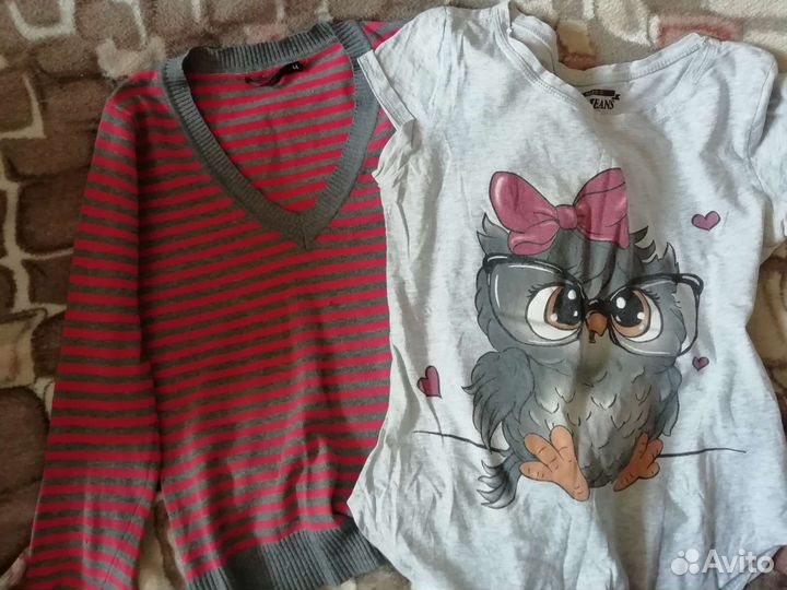 Женские (для подростка) вещи пакетом XS