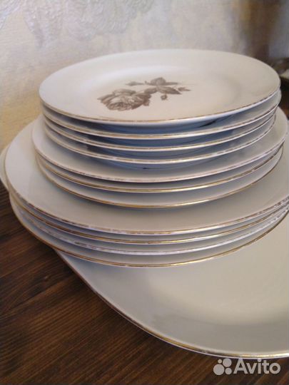 Тарелки Kahla ГДР Роза