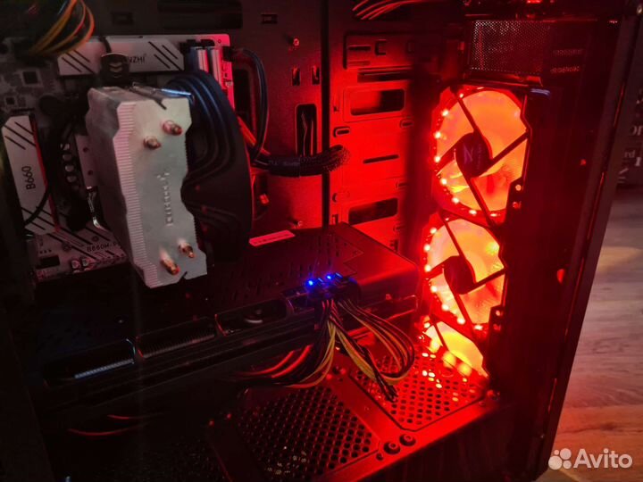 Игровой Core-12100(4/8) Radeon 8gb, 16gb 3600 mhz