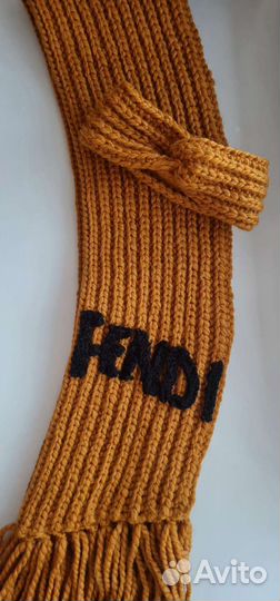 Вязаный комплект шарф + повязка