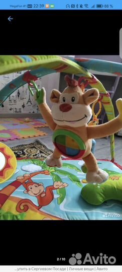 Развивающий коврик tiny love