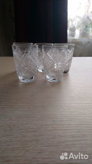 Хрустальные стопки СССР