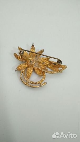 53 Брошь винтаж, металл,Англия,1950-1980 гг. За