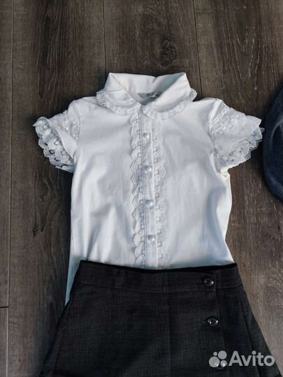 Школьные блузки для девочки 134