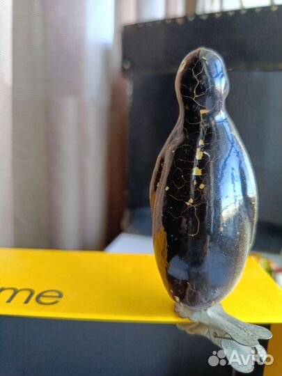 Елочные игрушки СССР на прищепке Пингвин