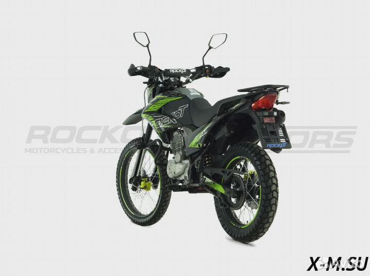 Мотоцикл эндуро rockot XR250 (черный/зеленый, 21/1