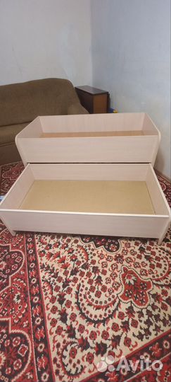 Детская двухярусная выдвижная кровать